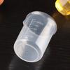 Measuring Cup Transparent Plastic Laboratory Beaker Graduated Liquid Jug Cup Kitchen Baking Cooking Measurement Scale Container