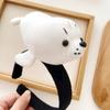 Liebliches Marine-Thema Plüsch Stirnband Cartoon Haarreif Damen Gesicht Waschen Haarband Geburtstags Kopfschmuck Party Accessoires