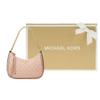 Michael Kors MK Jet Set Charm Monogram Vintage Elegant Logo Canvas With Leather Shoulder Bag Women Shoulder Bag Ballet-Pink 32H1GT9C1B-BALLET