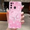 Back Cover For Tecno Spark 8C Case Clear Luxury Fashion Aesthetic Butterfly Flower Soft TPU Silicone Phone Case Tecno KG5k KG5j