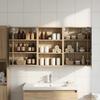 Bathroom Cabinet Set 3 Pcs 120 X 10.5 X 60.5 Cm Particleboard