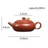 Chinese Yixing Handmade Purple Clay Teapot Raw Ore Zhu Mud Tea Pot Small Capacity Beauty Kettle Tradition Zisha Teaware 80ml