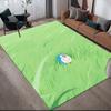 Doraemon2 Flannel Pattern Square Carpet,Area Rug,Carpet Rug for Living Room Bedroom Sofa Playroom Decor,Non-slip Floor Mat