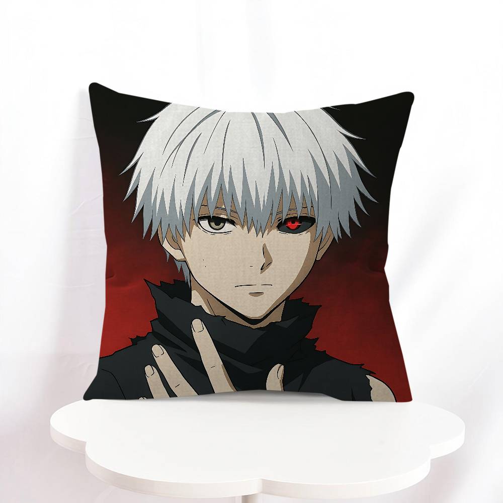K-Kaneki Ken Cushion Cover 30x50 Polyester Sofa Cushions Decorative Throw Pillows Home Decoration Pillowcover
