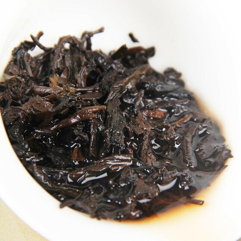 2020 Menghai Old Tree Shu Puer Tea Chuan Shi Jia Ming Ancient Ripe Puer Tea 357g