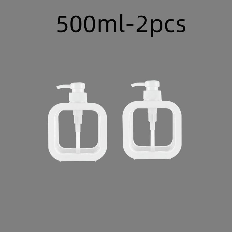 300/500ml Badkamer Zeepdispensers Hervulbare Lotion Shampoo Douchegel Houder Draagbare Reizen Dispenser Lege Bad Pomp Fles