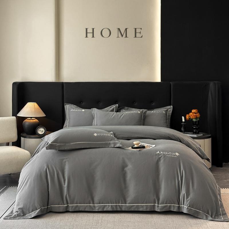 A-Class All Cotton Long Staple Cotton Thickened Brushed Four-Piece Set
