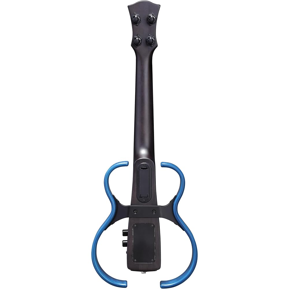 Vox VFU-1 Concert Ukulele Low-G Flame Maple Trans Blue with Headphone Jack AUX Input and Built-in Effects