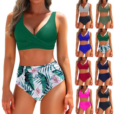 Dámské jednobarevné plavky Sense Bikiny s hrudní vycpávkou bez ocelové podprsenky