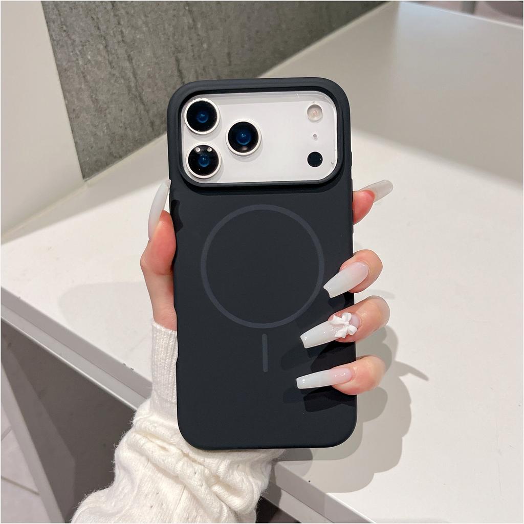 Liquid Silicone Magnetic Slim Phone Case For Magsafe Apple iPhone 13 14 15 16 17 Pro Max Plus Air Protective Soft Cover