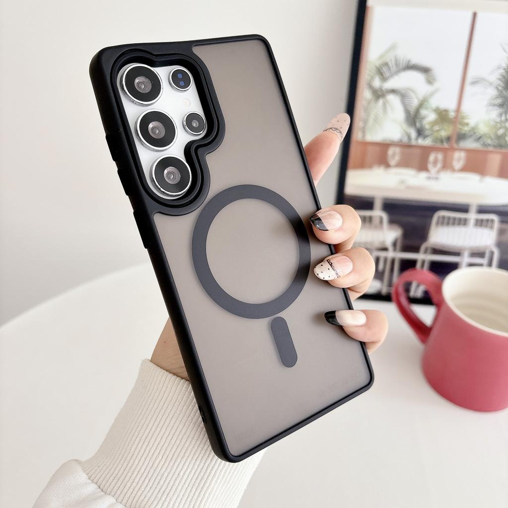 Applicable to Samsung S26Ultra Yadun magnetic mobile phone case S25Ultra matte A57 anti-drop A37 protective case