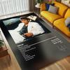 Michael Jackson Award Living Room Nonslip Area Rug Soft Carpet For Bedroom Gameoom Playroom Sofa Office Home Decor Doormat