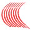 16Pcs 17"18" Strips Motorcycle Wheel Stickers Car Reflective Rim Tape Motorbike Bicycle Auto Decals Universal For Honda Decals