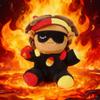 Kawaii Flamefrags Plüschtier Instabiles Universum Gaming Merchandise Gefülltes Flammen-Plüschtier Weihnachts-Geburtstagsgeschenk Kinder Spiel-Fans