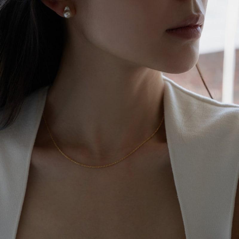 Dawn of Me Wave Chain Necklace