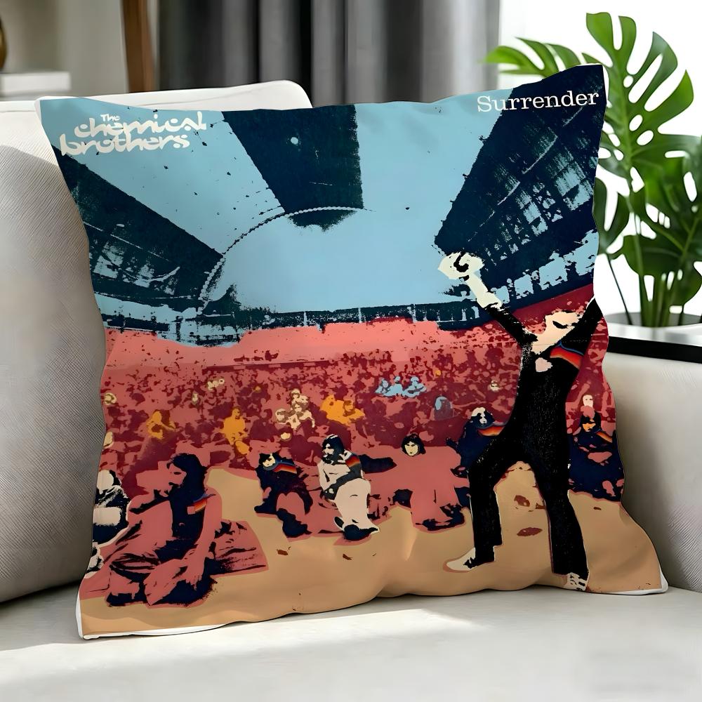 Band The CChemical BBrothers Cushion Cover Cushion Cover Set Pcs X X X Pillowcase Decorative Sofa Home Decor