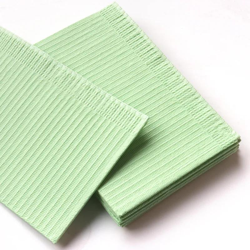 125 Pcs Disposable Tattoo Clean Pad Tattoo Table Covers Clean Pad Patient Dental Napkins Beauty Tattoo Accessories Tattoo Bibs