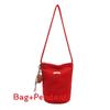 Woolen Large Capacity Bucket Bag For Women With Magnetic Closure And Inner Phone Pocket