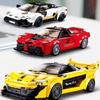 Speed City Rennwagen Sportmodell Bausteine Steine Klassischer Rallyesport Super-Rennfahrer Tolle Fahrzeuge Weihnachtsgeschenk Spielzeug