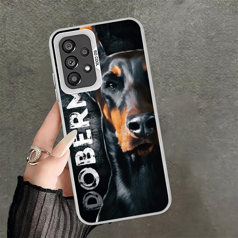 

Doberman Dog Cool Soft Phone Case for Samsung A17 A16 A15 A14 A13 A57 A56 A55 A54 A53 A37 A36 A35 A34 A33 A26 A25 A24 A23 A52 Samsung A32 5G