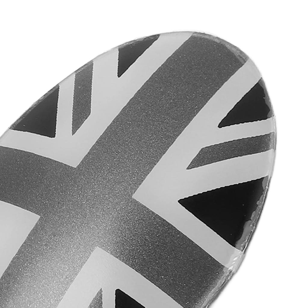 Gear Shift Knob Trim, 1 Pair Gear Shift Knob Cover Left and Right Gray