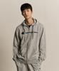 Big Script Logo Zip-Up Hoodie Normal Grey