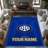 Inter Milan Personalized Text Floor Rug Office Rug Suitable for Living Rooms Study room Balcony Decorate room Antislip Carpet Anime Office Decor