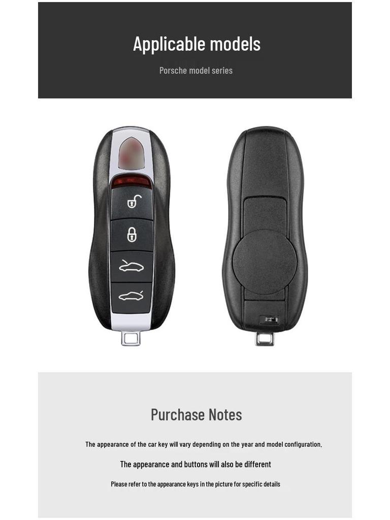 Real Carbon Fiber Key Shell for New and Old Cayenne, Macan, Panamera