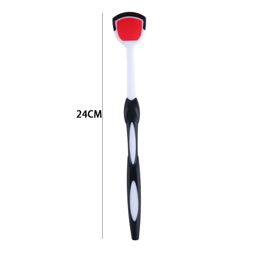 Silicone Oral Hygiene Tool Oral Care Tongue Brush Tongue Scraper Cleaner Tongue Scraper Mouth Brush