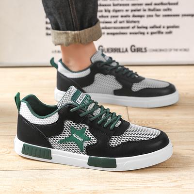 Men’s Sports Shoes Summer Breathable Casual Skateboard Shoes Plus Size Running Sneakers Shoes for Students