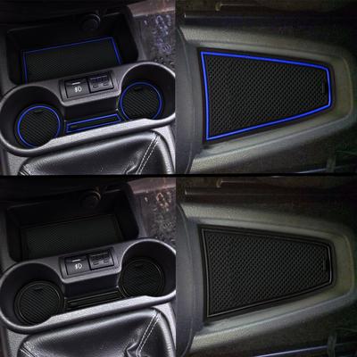 Anti-Slip Gate Slot Cup Mat for Lada KALINA Non-slip Mat Accessories Door Pad 5/12pcs PVC Coaster