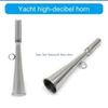 P9FD Marine Safety Horn High Volumes Sound Steel Air Horn for Yachts & Speedboats