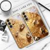 Diamants or brilliant Pour Samsung Galaxy S20 FE S21 S22 S23 Plus S24 Ultra S25Ultra S21+ S9+ S22Plus Coque de téléphone en verre doré