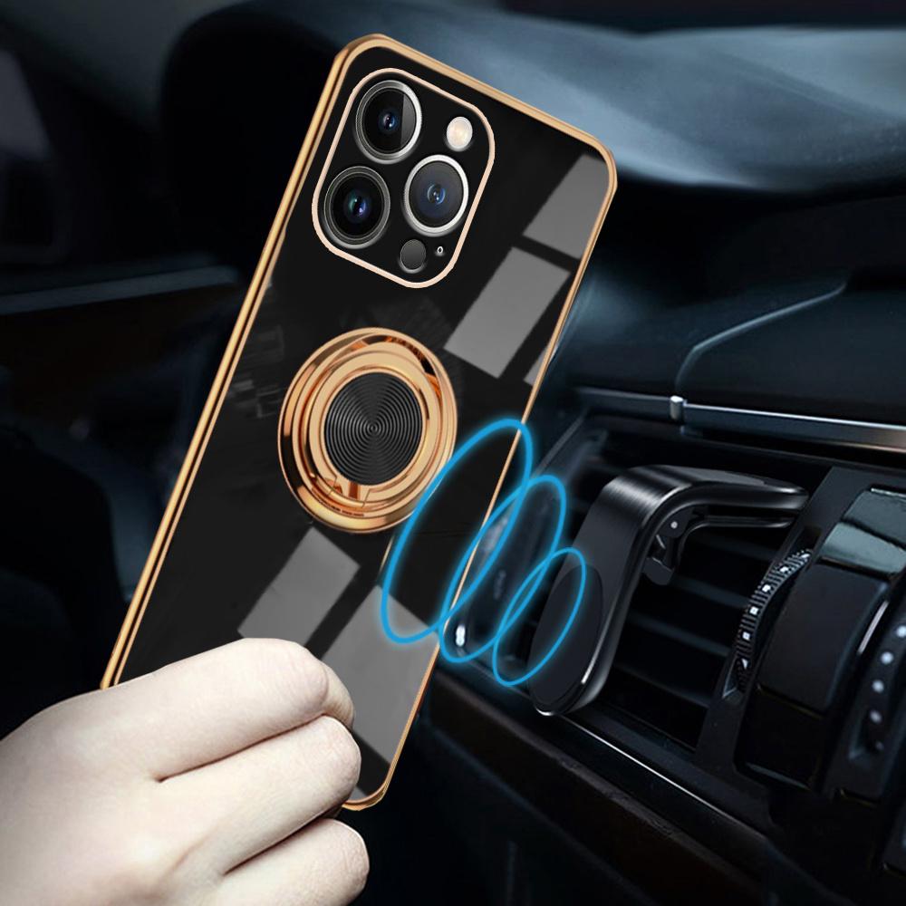 iPhone 14 Pro Case, Electro Ring, Black