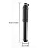 Portable Bicycles Tire Pumps 100PSI High Pressure Hand Pump Cycling Hand Airs Pump for Road, Mountain Bikes Enduring