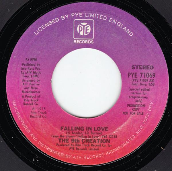 

7inch Record 9TH CREATION - Falling In Love PYE71069PROMO Pye Records 1975 Canada Soul/Funk Used