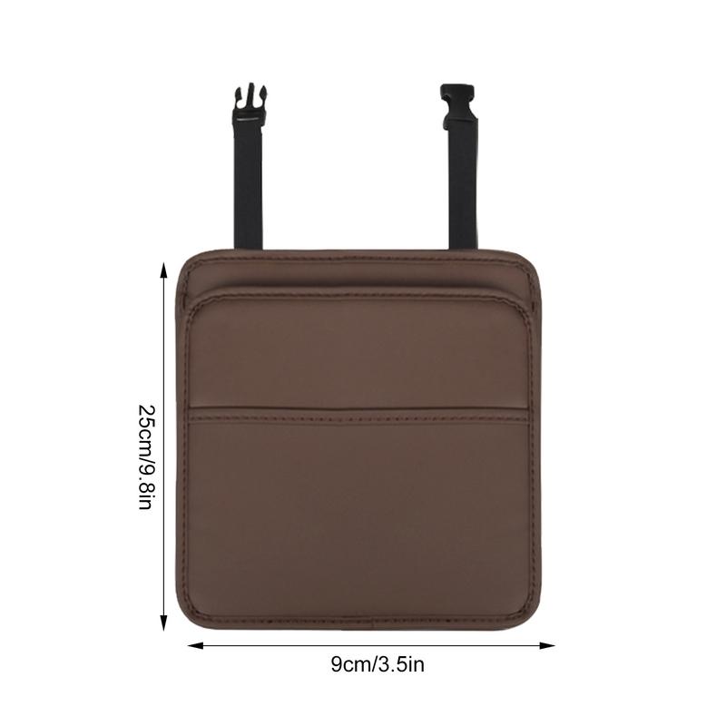 Auto-Mülleimer mit Ablagefach an der Rückenlehne, multifunktionaler Auto-Sitzrücken-Organizer, Mülleimer für die Rückbank