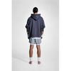 H M Sports Hoodie Loose Fit Dark Blue