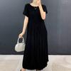 Plara Women Pleated Color Block Dress