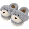 Children's Cotton Shoe Bag Heel Season Boys and Girls Baby Plush Warm Cute Cartoon Fluffy Slippers