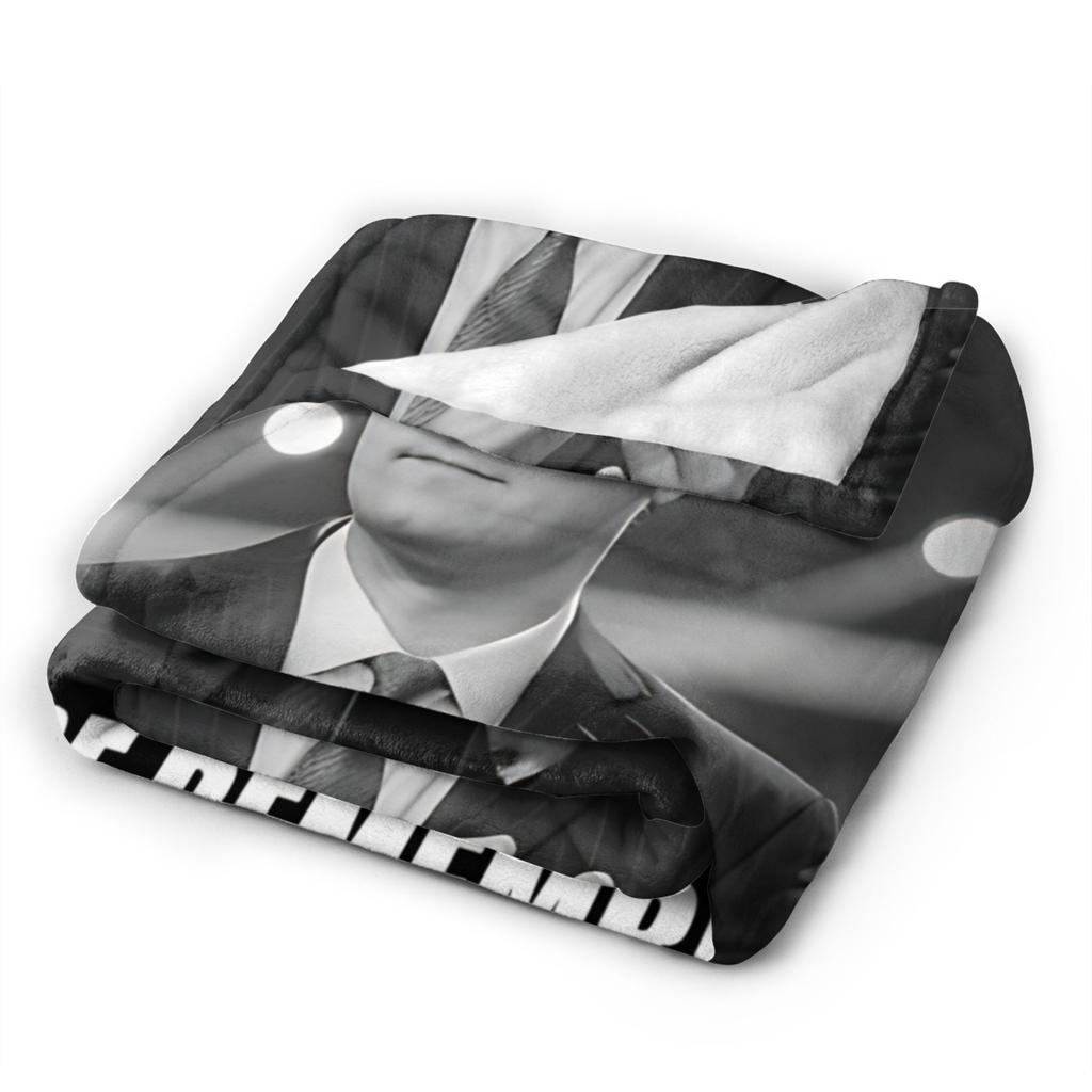 Charlie Kirk Freedom Signature Blanket Multiple Sizes Super Soft and Warm A True Patriot Throw Blankets for Sofa Couch and Bed