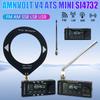 AMNVOLT V4 ATS MINI SI4732 Radio Full Band DSP Radio FM AM SSB LSB USB Receiver Built-in Hi-Z Headphone Amplifier with 2 Antenna