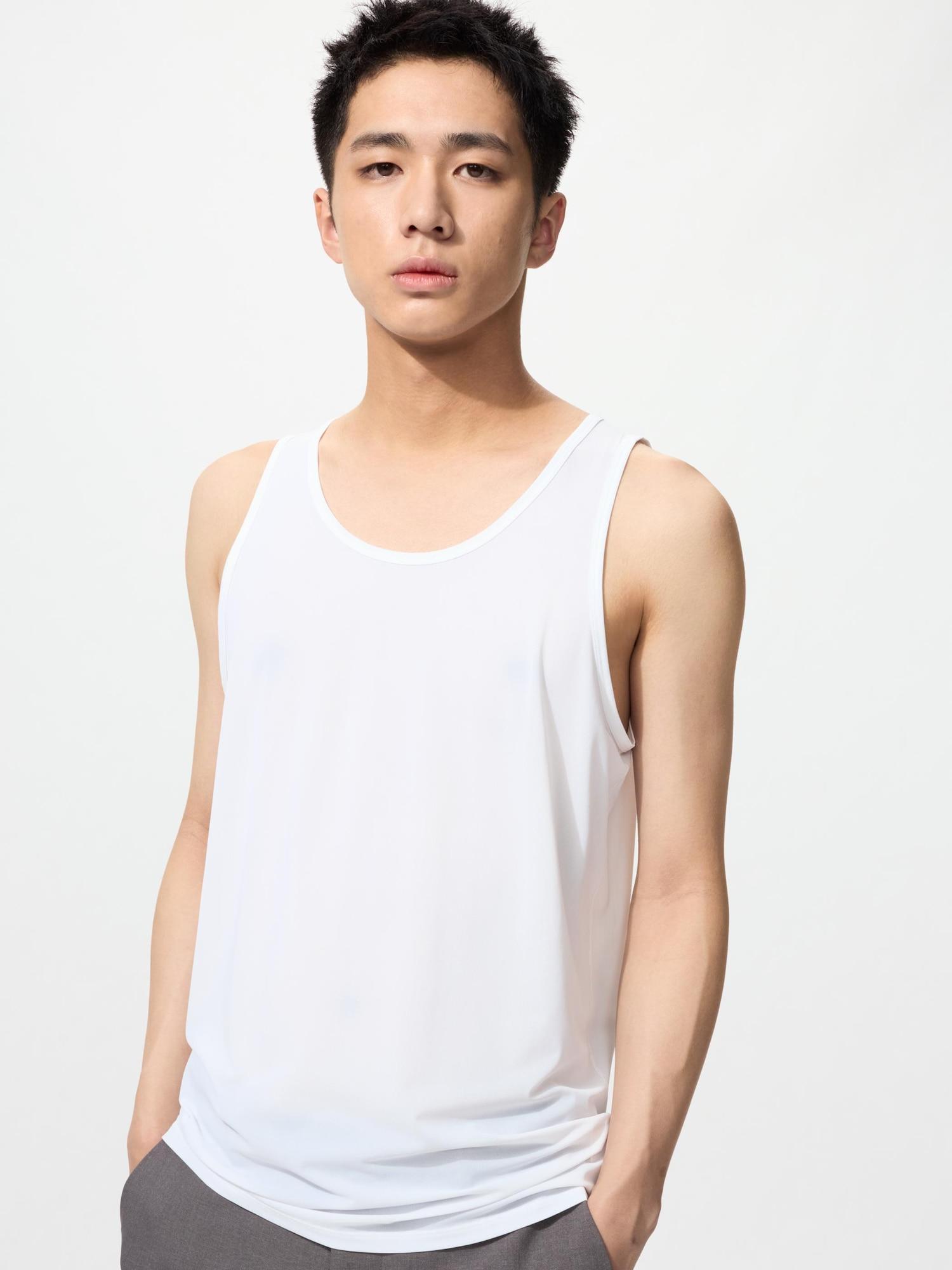 

Топ-майка-сетка Uniqlo Japan Air Rhythm Deodorant 00 WHITE/XS