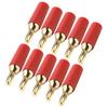 10 PCS 2.5mm Banana Plug Assortment Speaker Plug  Connector  Electrical Distribution
