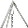 Outdoor Cooking Tripod with Variable Length Chain for Hanging Barbeque Grates or Dutch Ovens Steel Camping Cook Stand with Adju