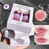 Cappuvini Matte Shimmer Lip Mud Air Dimming Velvet Mist Rose Red Lipstick Lift Long-Lasting Waterproof Non-Stick Cup Soft Makeup