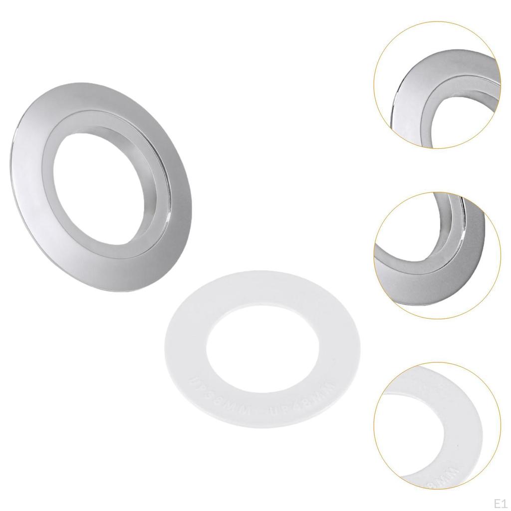 38mm To 48mm 58 Toilet Button Converter Plate, Gasket, Rings, Replacement, Flush