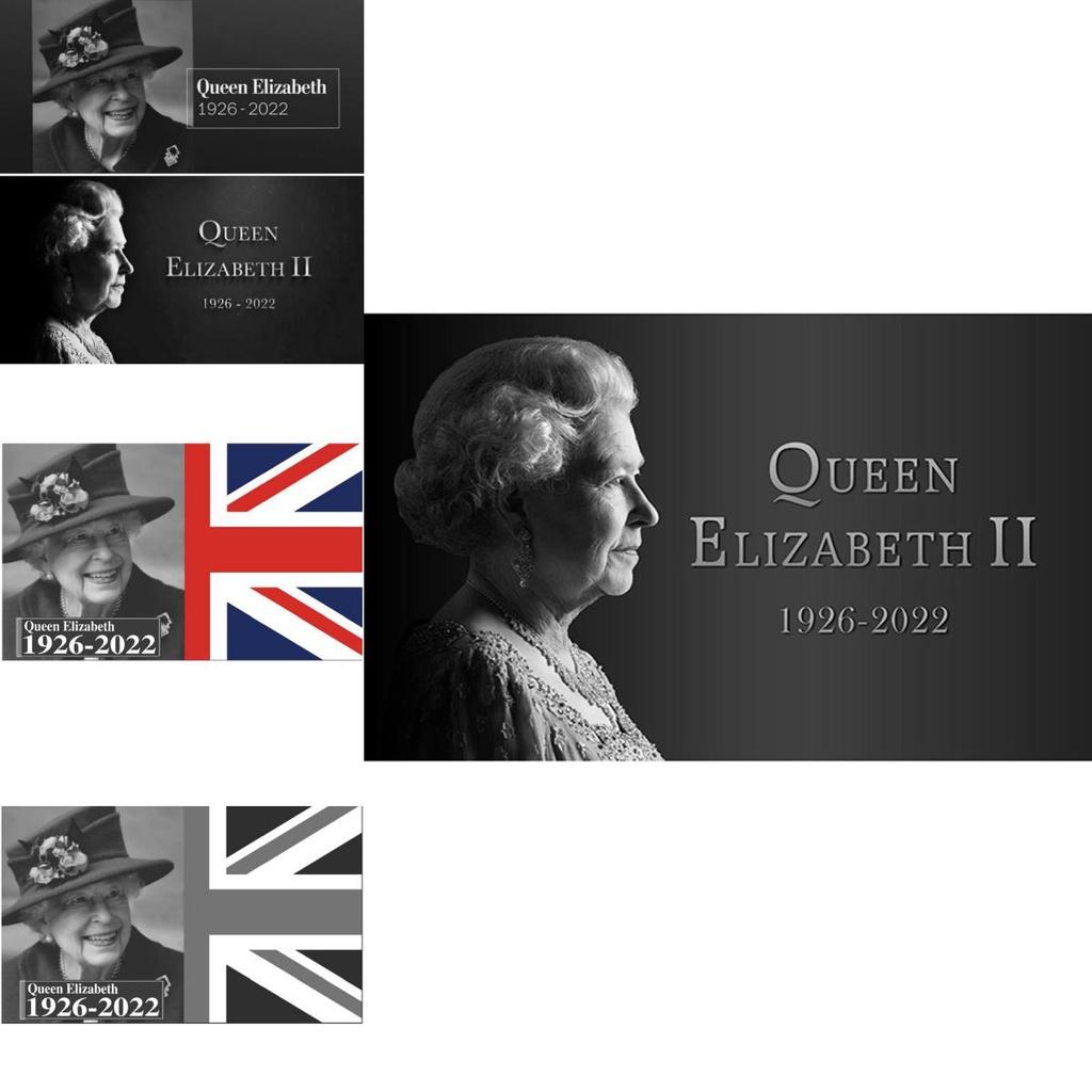 Royal Queen Elizabeth Ii Garden Flag With Union Jack Bunting For Home Decor