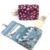 Multifunctional Travel Toiletry Bag With Hook Wall Mount Make Up Cosmetics Pouch Organizer