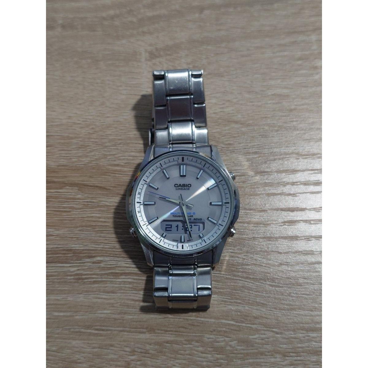 Used CASIO LINEAGE Radio Solar Watch LCW-M100DE-7AJF